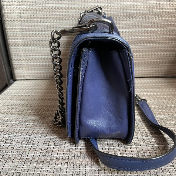 Rebecca Mincoff Cheron Quilted Love Suede Crossbody - Picture 3 of 7